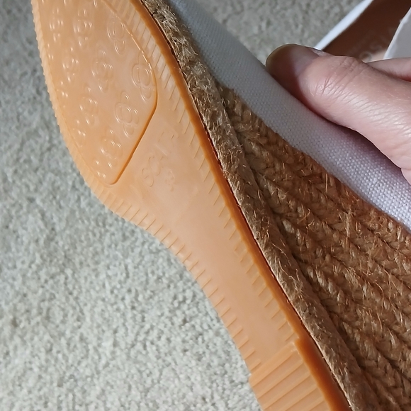 Viscata Roses Espadrille Beige/White Size 39 - Picture 3 of 4